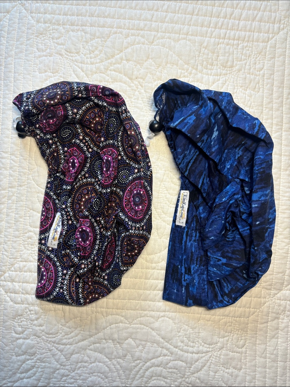 Adjustable Blue and Multicolor Women’s Headbands